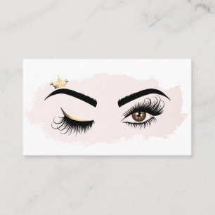 Makeup Künstler Wink Eye Beauty Salon Lash Extensi Visitenkarte