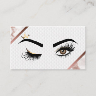 Makeup Künstler Wink Eye Beauty Salon Lash Extensi Visitenkarte