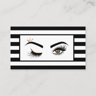 Makeup Künstler Wink Eye Beauty Salon Lash Extensi Visitenkarte