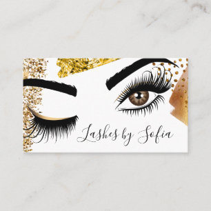 Makeup Künstler Wink Eye Beauty Salon Lash Extensi Visitenkarte