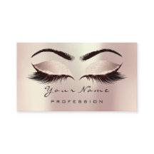 Makeup Lash Pearls Blush Rose Terminierungskarte