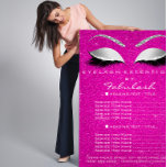 Makeup Lashes Schönheitssalon Glitzer Flyer Hot Pi<br><div class="desc">FlorenzK Luxus Schönheitssalon Sammlung</div>