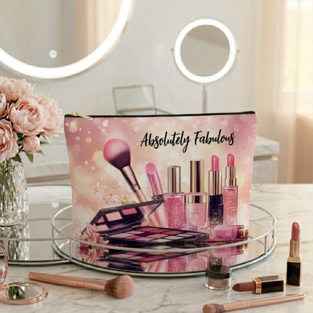 Makeup mit Bokeh und Glitzern Zubehörtasche (Von Creator hochgeladen)