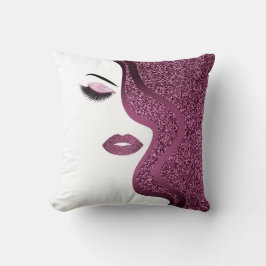 Makeup mit Glitzer-Effekt Kissen