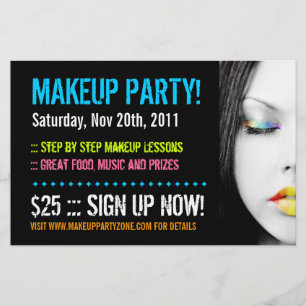 Makeup Party Flyer