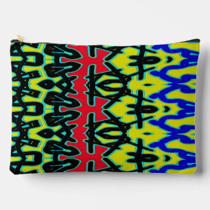 Makeup Pouch, Eine trendige, niedliche mehrfarbige Zubehörtasche