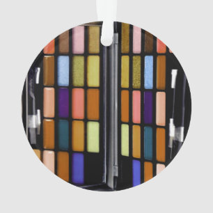 Makeup Set Trendy Colorful Vorlage Ornament
