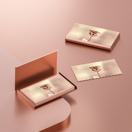 Makeup Stylist Kupfer Rose Gold Rosa Rosa Rosa Visitenkarte