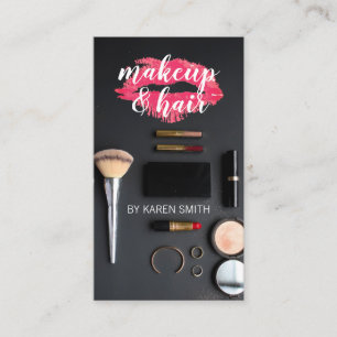 Makeup und Haarstylist Salon Visitenkarte