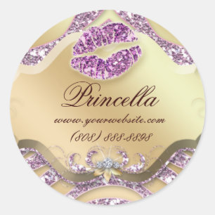 Makeup Zebra Sticker Juwelier Sparkle Pink Gold