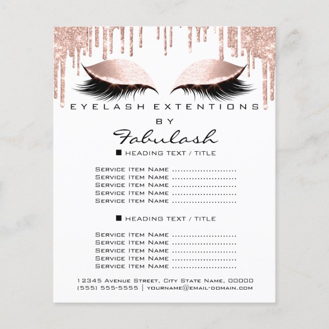 Makeuty Beauty White Pink Glitzer Flyer Spark Blue (Vorne)