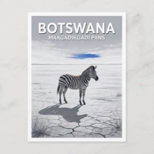 Makgadikgadi-Pfannen Nationalpark Gweta Botswana Postkarte