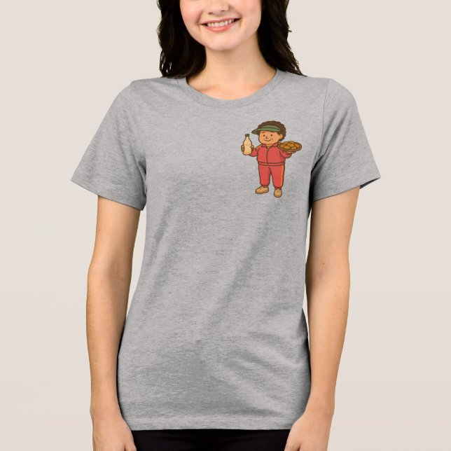 Makgeolli Imo - Ecke Tri-Blend Shirt (Vorderseite)