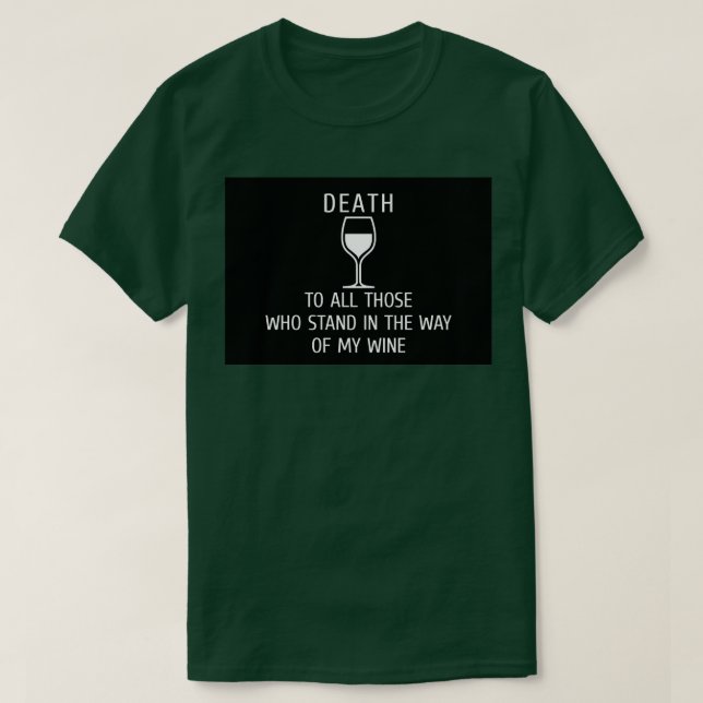 Makhnovian Weinflagge T-Shirt (Design vorne)