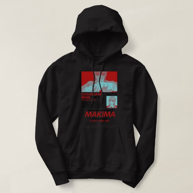 Makima Red - Chainsaw Man Classic Hoodie (Design vorne)