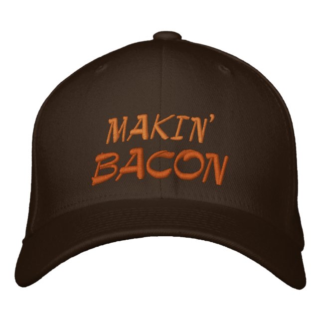Makin' Bacon Bestickte Kappe (Vorderseite)