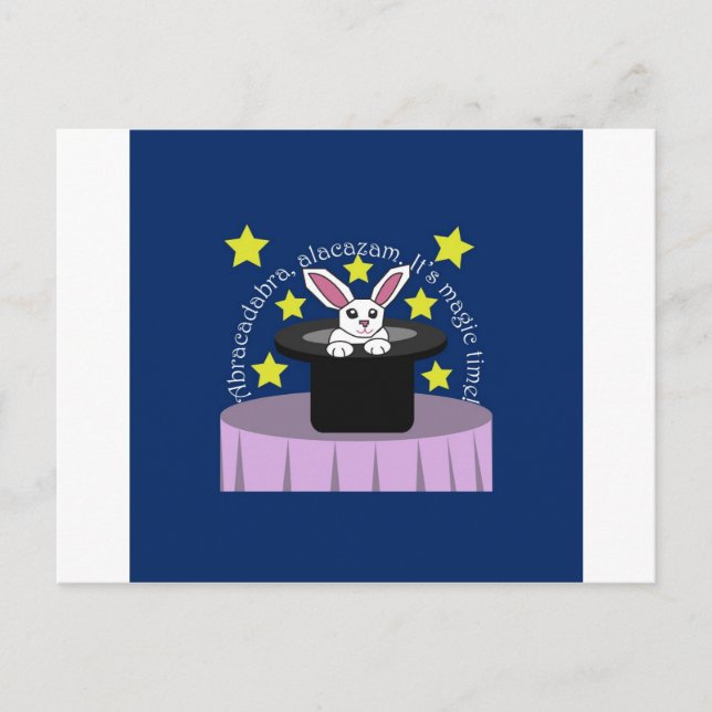 Makin' Magic Bunny Postkarte (Vorderseite)