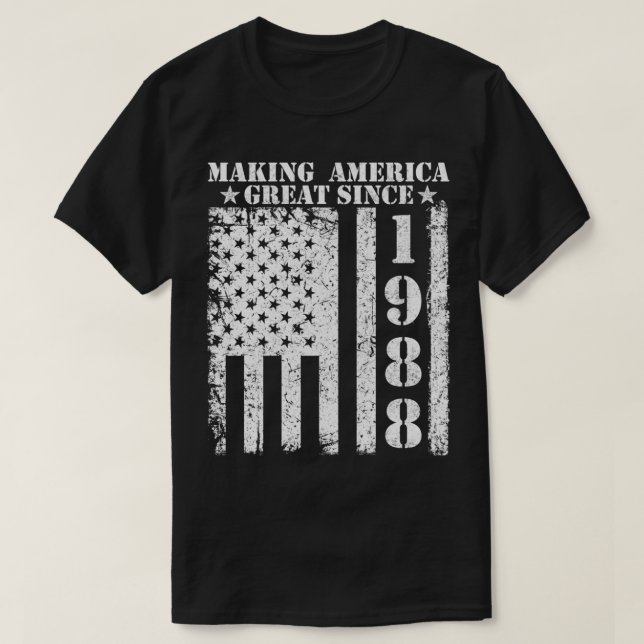 Making America Great Since 1988 Birthday Pullover  (Design vorne)