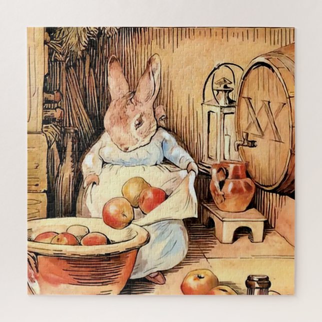 "Making Apple Cider" von Beatrix Potter (Vertikal)