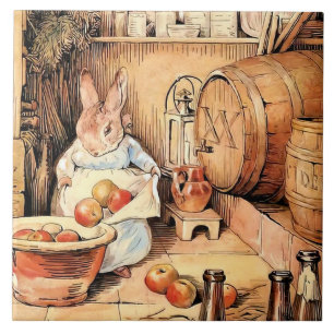 "Making Apple Cider" von Beatrix Potter Fliese