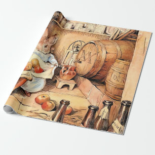 "Making Apple Cider" von Beatrix Potter Geschenkpapier
