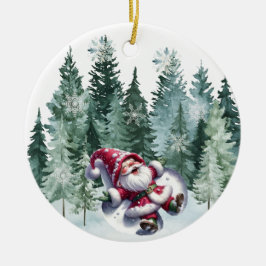 Making Christmas Gnome Angels Ornament