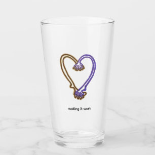 Making It Work Becher Quirk Herz Glas