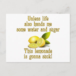 Making Lemonade Postkarte