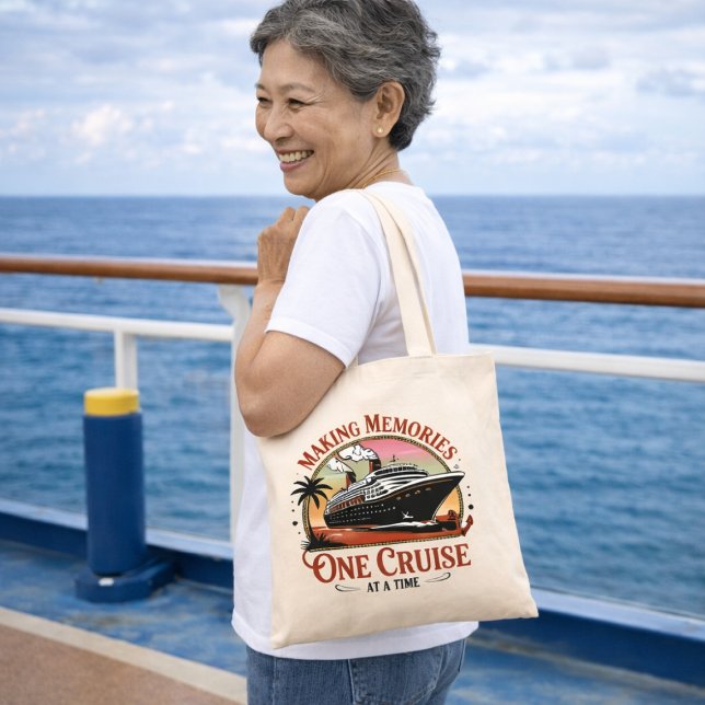 Making Memories One Cruise at a Time Tragetasche (Making Memories One Cruise At A Time | Customized Family Reunion Cruise Bag)