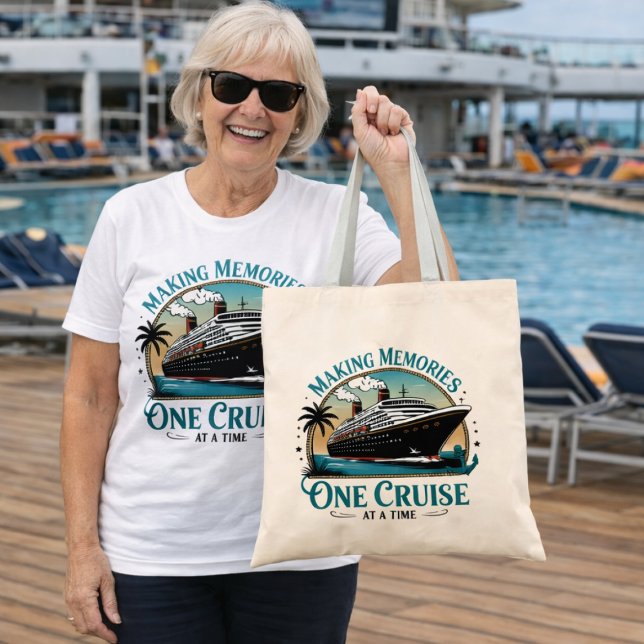 Making Memories One Cruise at a Time Tragetasche (Customizable Cruise Bag for family reunion.  See Collection for matching shirts)
