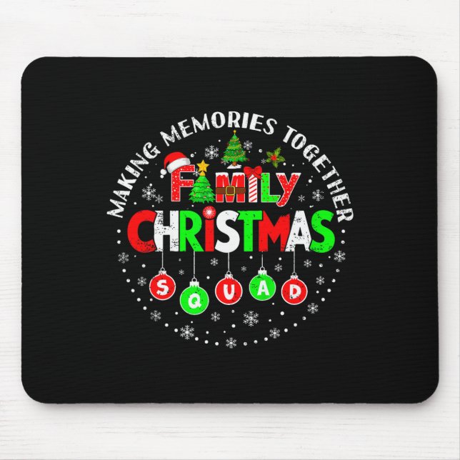 Making Memories Together Matching Squad Santa Elf  Mousepad (Vorne)
