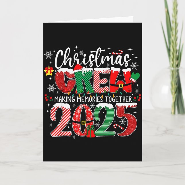 Making Memories Together Xmas Pajamas Family Chris Karte (Vorderseite)