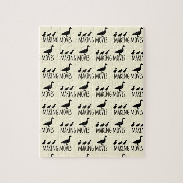 Making Moves Mama Duck and Ducklings Motivational (Vertikal)