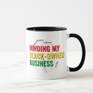 Making my Black-Owned Business MONOGRAM Tasse