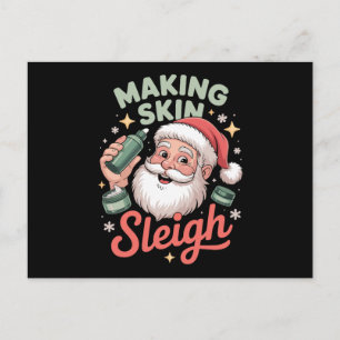 Making Skin Sleigh Weihnachten Santa-Makeup-Artist