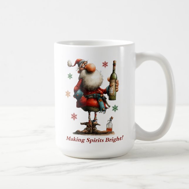 Making Spirits Bright Mug Kaffeetasse (Rechts)
