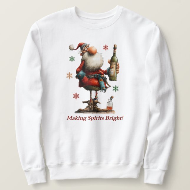 Making Spirits Bright Sweatshirt (Design vorne)