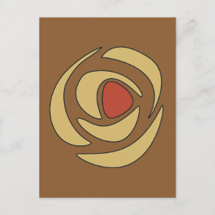 Makinrosen ~ Single-Rose Postkarte