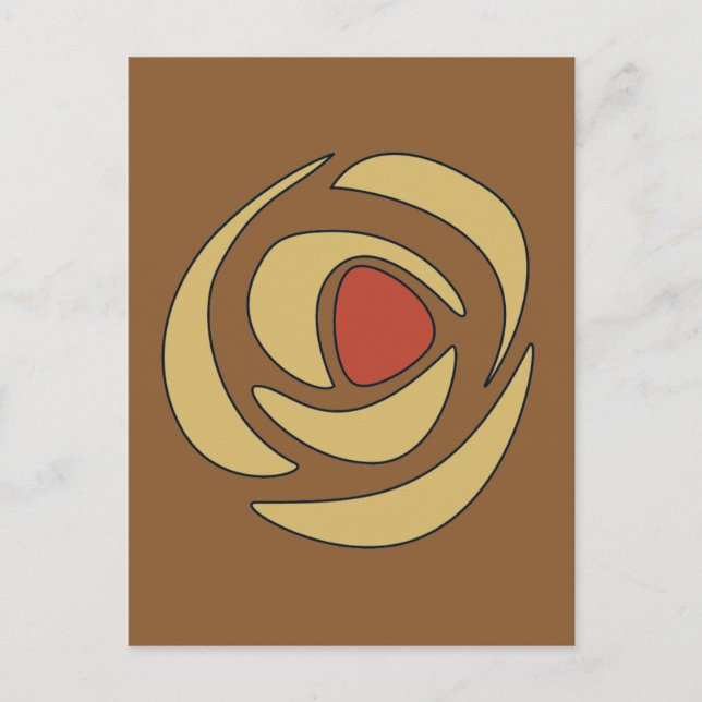 Makinrosen ~ Single-Rose Postkarte (Vorderseite)