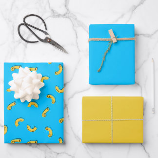 Makkaroni-Käse-Geschenkpapierbögen Geschenkpapier Set