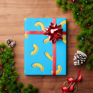 Makkaroni-Käse-Illustration Geschenkpapier