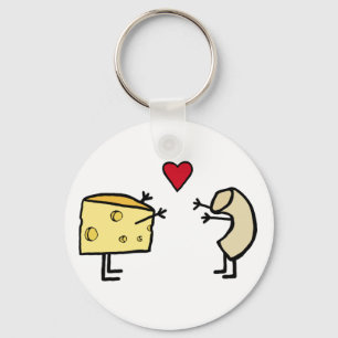 Makkaroni mit Käse Schlüsselanhänger