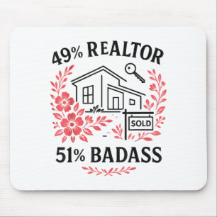 Makler 49% Makler 51% Schlecht  Mousepad