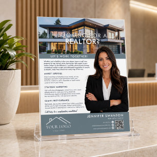 Makler-Marketing-Flyer Moderner Immobilienmakler Flyer