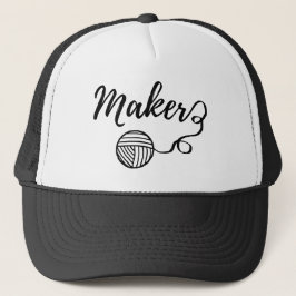 Maklergarne + Handwerkstyppografie Truckerkappe