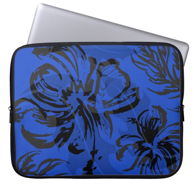 Makole Hibiskus-hawaiischer Neoprenmit Laptopschutzhülle (Vorderseite)