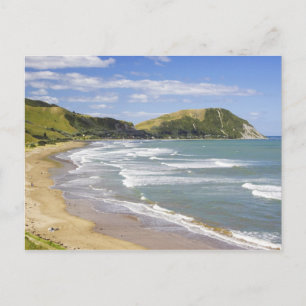 Makorori Beach in der Nähe von Gisborne, Eastland, Postkarte