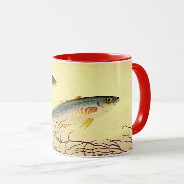 Makrelenfische Schwimmen im Ozean Tasse (VorderseiteRechts)
