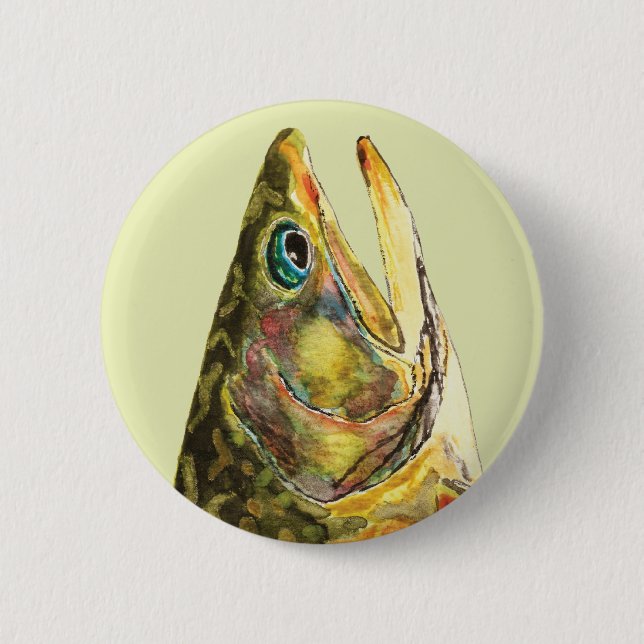 Makrelenfischerei Button (Vorderseite)