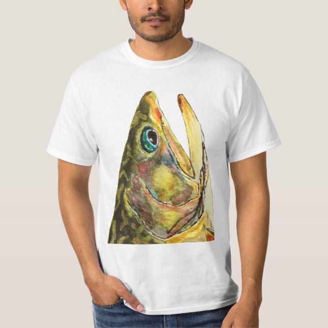 Makrelenfischerei T-Shirt (Vorderseite)